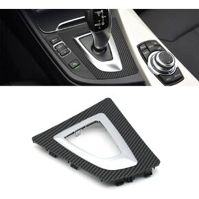 Compatible with BMW 3 4 Series Black Gear Shift Frame Cover, Control Gear Box Shift Knob Panel Trim Replacement for BMW F30 F31 F34 F35 F32 F33 F36 51169234131 (Black)