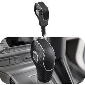 السيارات سيارة جلدية والعتاد التحول المقبض غطاء لفورد EcoSport الهروب/فيوجن/C-Max Energi عربة/فييستا/التركيز/العبور الملحقات in Kuwait
