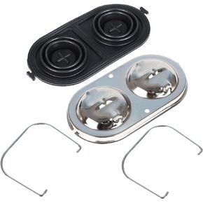 munirater Master Cylinder Cover Chrome w/Bails and Gaskets Replacement for 1967-1982 Corvette in Kuwait