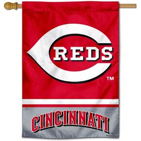 Cincinnati Reds Double Sided House Flag
