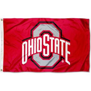 College Flags & Banners Co. Ohio State Flag OSU Buckeye Flag