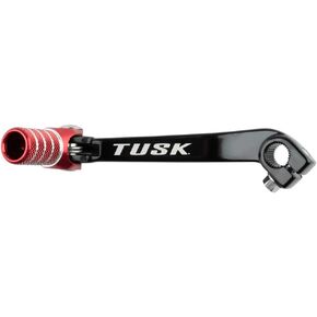 TUSK Folding Shift Lever Black/Red Tip for Honda CRF230F 2003-2009,2012-2017,2019