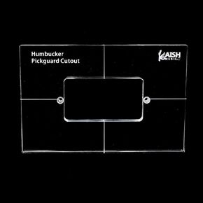 KAISH Acrylic Humbucker Pickup Routing Template Pickup Templates 2pcs Whole Set