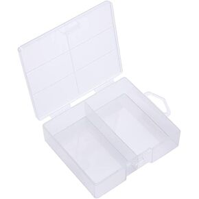 Heyiarbeit 24 x AA Battery Storage Case Holder Organizer Box Transparent