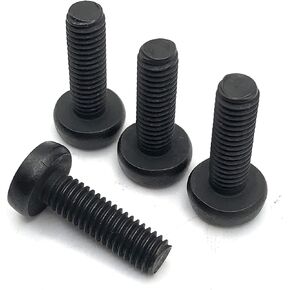 ReplacementScrews Rear License Plate Screws Compatible with Honda Pilot (2005-2015)- Stainless Steel - Black Oxide - (Pack of 4)