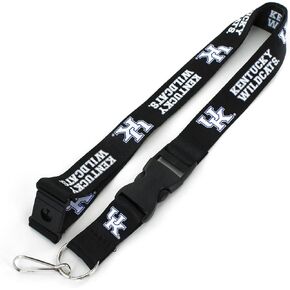 Aminco NCAA Kentucky Wildcats Team Lanyard, Black, 24 Inch
