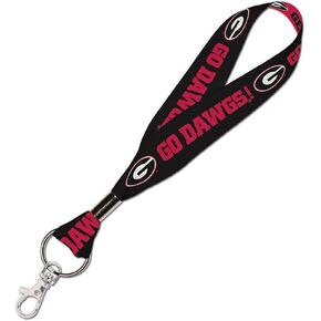 NCAA University of Georgia 77354011 Lanyard Key Strap, 1"