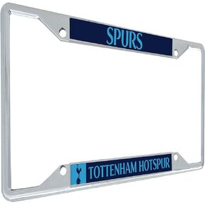 Tottenham Hotspur License Plate Frame Spurs Football Soccer Premier League Metal for Front or Back of Car Officially Licensed (Style 2)