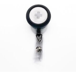 Apple AirTag Compatible ID Badge Tracker Alligator Clip Secure Design Stylish Clip on ID Badge Holder
