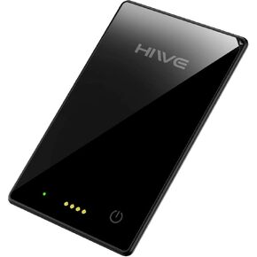 HiWe Wallet Tracker Card Rechargeable - Apple MFi Certified, 2mm Thin Bluetooth Wallet Finder with Loud Alarm, Works with Apple Find My (iOS only), for Passport and Luggage, etc - Black in Kuwait
