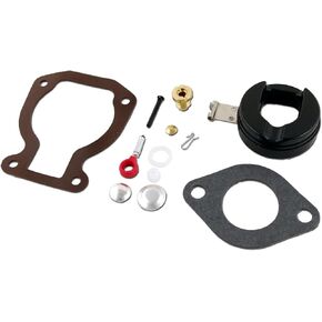 0398453 Carburetor Repair Kit with Float Replacement for Evinrude Johnson OMC Outboard 4 4.5 5 6 7.5 8 9.9 14 15 HP Carb Rebuild Parts 398452 391305 391937 386698 389786 765574 439072