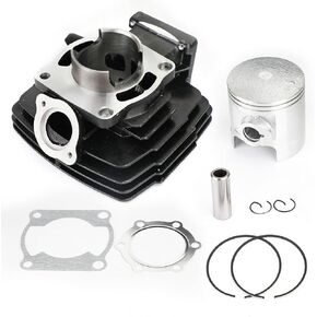 SINOCMP DT125 Engine Rebuild Kit 56mm Cylinder Piston Gasket Top End Engine Rebuild Kit for YAMAHA DT125 1974-1981 Engine