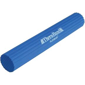 Theraband FlexBar, Tennis Elbow Therapy Bar, Relieve Tendonitis Pain & Improve Grip Strength, Resistance Bar for Golfers Elbow & Tendinitis, Blue, Heavy, Advanced