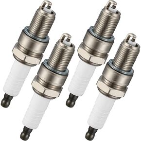 BDFHYK 3432 Iridium Spark Plugs Compatible with Toyota 1981-1987 Land Cruiser, Bentley 1971-1974 Corniche T1 Series, 1968-1970 T1 Series 4.2L 6.2L 6.8L L6 V8 Engine Replacement for BPR4EY, Set of 4