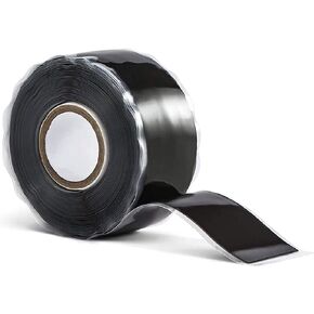 1" x10' Self-Fusing Silicone Tape, 0.5mm Hose Repair Tape, Heavy Duty and Leak Proof Rubber Hose Tape, Pipe Repair Tape for Water Leaks (Blue)