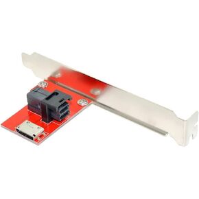 Chenyang Mini SAS SFF-8087 PCI-Express 4.0 to Oculink SFF-8611 SFF-8612 PCBA Female Adapter with Bracket
