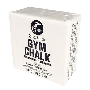 Cramer Gym Chalk Block, Magnesium Carbonate for Better Grip in Gymnastics, Weightlifting, Power Lifting, Pole Fitness, & Rock Climbing, 2 oz.