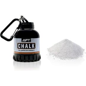 Sports Chalk (On-The-Go) by Arlu Fitness Tech - Gym Chalk, Rock Climbing Chalk, Gymnastics Chalk. Portable, Easy to use and Easy to Refill Container. Less Mess, Premium Grade Chalk with no fillers