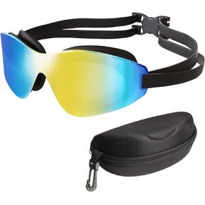 Tripsky Swim Goggles, Rimless polarized swimming goggles for Adult Men Women Youth