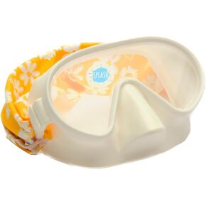 SPLASH SWIM MASK with Fabric Strap - Kids Swim Goggles with Nose Cover
