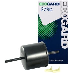 ECOGARD XF64711 Premium Fuel Filter Fits Ford F-150 4.6L 1997-1998, F-150 5.0L 1992-1996, F-250 Super Duty 5.4L 1999-2004, Explorer 4.0L 1991-1998, F-150 4.9L 1992-1996, Ranger 2.3L 1995-1997