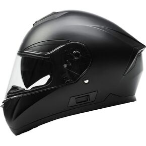 YEMA Helmet Motorcycle Full Face Helmet DOT Approved - YEMA YM-831 Motorbike Street Bike Racing Crash Helmet with Sun Visor for Adult, Men and Women - Matte Black,Small