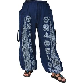 Siamrose Yoga Harem Pants Men Women Baggy Casual Lounge Pants Adjustable Length 2 Pockets