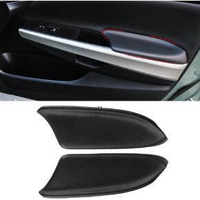Compatible with 2008-2012 Honda Accord Door Panels Armrest Lid,2 Pcs PU Leather Door Panel Armrest Cover for Accord EX/EX-L/LX/LX-P/SE Front Door Panel(Beige)(NOT Fit for Coupe Model)
