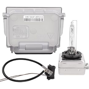 89034934 4L0907391 4L0907391A Xenon HID Headlight Ballast with Igniter and D1S Bulb - Compatible with Jeep Grand Cherokee, Buick Enclave, Audi Q7, BMW 1-Series, GMC Acadia, VW Passat