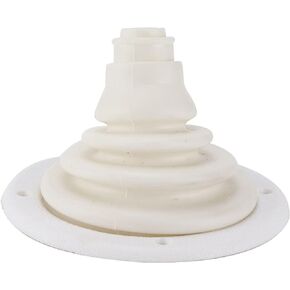Shift Cable Bellows Kit, Shift Cable Boot, Marine Steering Shift Cable Protective Bellows Rubber Plastic for Cars Boats Yachts(A (white))