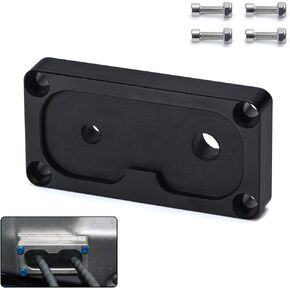 Billet Firewall Shifter Cable Grommet Compatible for Civic Integra w/K-Series Swap Black