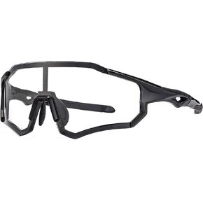 ROCKBROS Photochromic Sunglasses for Men Women Sports Cycling Glasses UV Protection Windproof Bike Glasses for Running