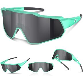 Polarized Sports Sunglasses for Men Women Youth Baseball Cycling Running Driving Fishing Tennis Golf Motor TAC UV400 TR90