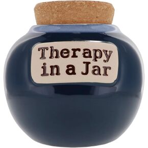 Gifts for Women, Therapy in a Jar Piggy Bank, Feelings Jar, Office Candy Jar, Therapy Gifts, Funny