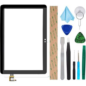 استبدال شاشة تعمل باللمس لجهاز Amazon Kindle Fire HD8 /HD8 Plus Tablet الجيل العاشر 2020 K72LL3 K72LL4 لوحة رقمية عدسة زجاجية أمامية مع فيلم زجاجي مقسى + أدوات (الجودة الأصلية، لا يوجد جزء شاشة LCD) in Kuwait