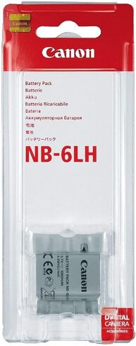 حزمة بطارية كانون NB-6LH، رمادي، موديل: 8724B001 in Saudi Arabia