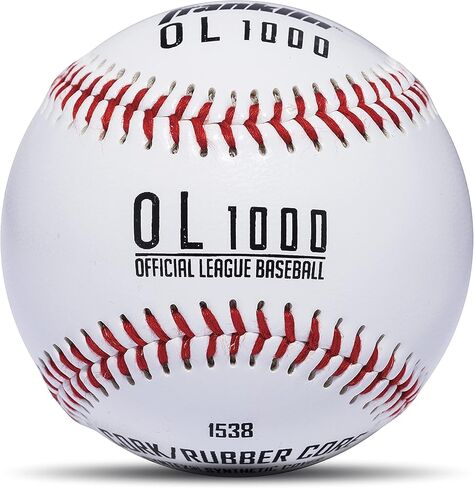 Franklin Sports Official Size Baseballs - 9" Baseballs - OL1000 Baseballs - Great for Practice + Training - Official Size + Weight - 1 Pack or 6 Pack in Saudi Arabia