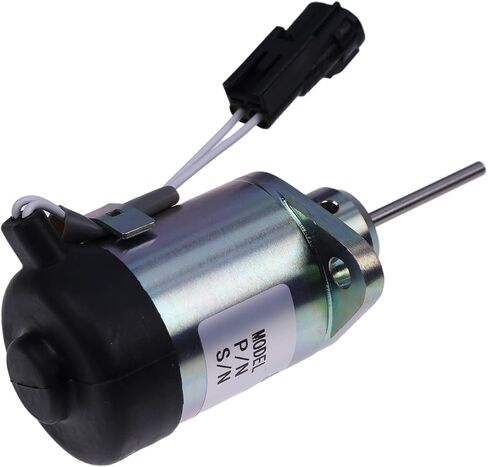 25-38773-00 1G939-60010 Fuel Shutoff Solenoid PS45CZ290 Compatible with Kubota Engine D1503 V2203 Carrier Transicold CT4 Engine in Saudi Arabia
