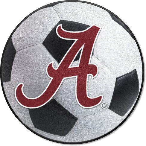 سجادة FANMATS 8304 Alabama Crimson Tide Ulti-Mat - 5 قدم. × 8 قدم. | سجادة منطقة المشجعين الرياضيين، وسجادة ديكور المنزل، وسجادة التتبع - شعار أساسي، قرمزي in Kuwait
