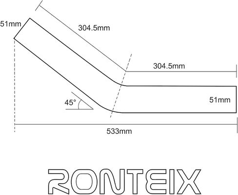 أنبوب ألومنيوم مصقول عالمي من Ronteix، بطول 11.8 بوصة (3.5 بوصة (89 مم)) in Saudi Arabia