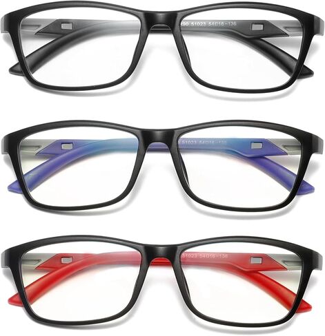 نظارات قراءة رياضية مضادة للضوء الأزرق بأرجل قابلة للفصل، مناسبة للرجال والنساء in Kuwait