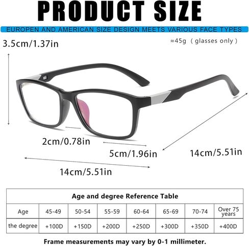 نظارات قراءة رياضية مضادة للضوء الأزرق بأرجل قابلة للفصل، مناسبة للرجال والنساء in Kuwait