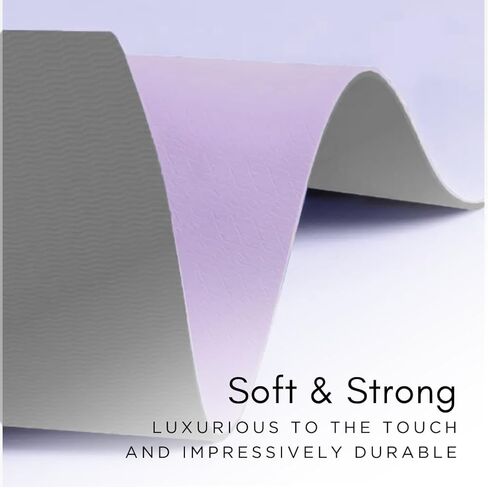 سجادة يوجا، غير قابلة للانزلاق ومضادة للتمزق بسمك 1/4 مقاس 72 بوصة × 24 بوصة TPE صديقة للبيئة، بيلاتيس، تمارين منزلية، تمارين رياضية، سجادة لياقة بدنية مع حزام للحمل in Kuwait