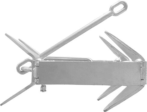 مرساة مجلفنة قابلة للطي للقارب 13LB/19LB، مرساة مكعبة منزلق القارب (نمط الصندوق) بديلة للقوارب ذات الأحجام المختلفة in Saudi Arabia