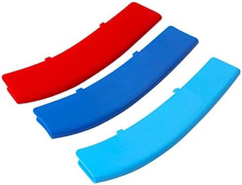 شرائط شبكية شريطية ملونة M، شرائط إدراج شبكية رياضية M لشوايات الكلى 2011-2013 BMW F10 F11 5 Series 528i 535i 550i (12 شعاعًا فقط، وليس لـ 10 شعاع) in Kuwait