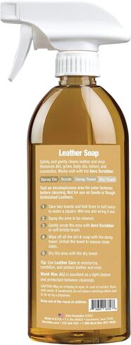 Leather Cleaner Leather Soap 16oz Aircraft Quality for your Car RV and Furniture Better than Automotive Products Meets Boeing Aircraft Specifications in Kuwait