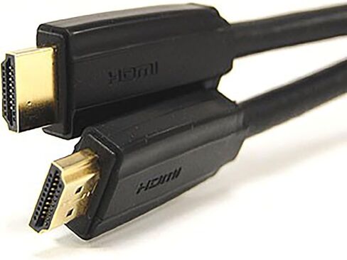 كابل HDMI بطول 75 قدم، كابل HDMI عالي السرعة ذكر إلى كابل ذكر، كابل HDMI إلى HDMI يصل إلى 4K@30 هرتز (أسود) in Kuwait