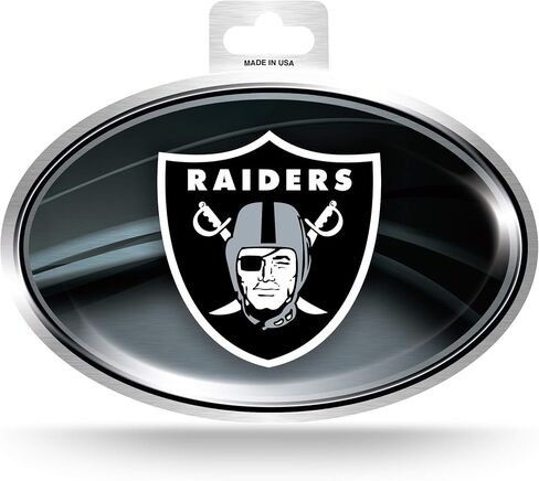 Rico Industries NFL Unisex Metallic Team Logo Sticker in Saudi Arabia