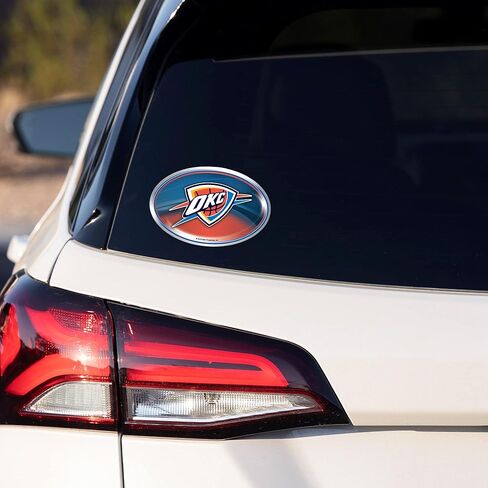 Rico Industries NFL Unisex Metallic Team Logo Sticker in Saudi Arabia