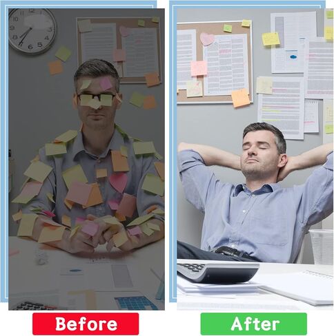 6 Pack Storage Pocket Chart with 10 Pockets Heavy Duty Storage Pocket Chart for Classroom and Office, 18 Over Door Hangers Included, Hanging File Folders Organizer for Assignments Scrapbook, Black in Kuwait